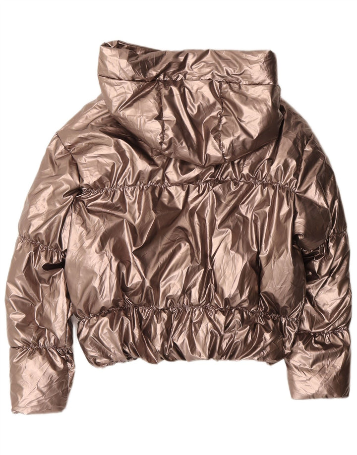 Carrera ženska podstavljena jakna s kapuljačom UK 14 srednje zlatne boje od poliestera