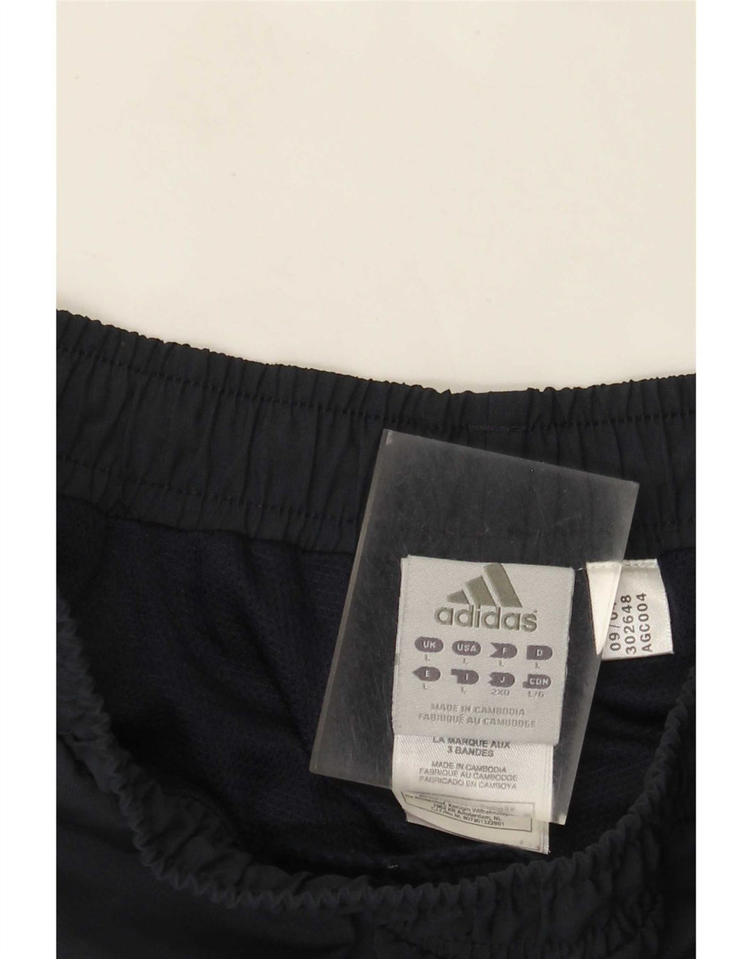 Adidas muške trenirke Hlače Joggers Veliki tamnoplavi prugasti poliester