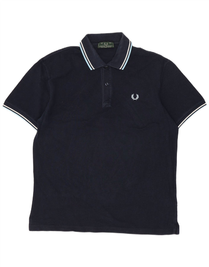 FRED PERRY Muška polo majica Srednje tamnoplavi pamuk
