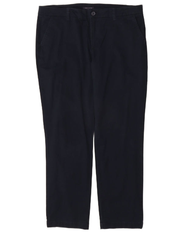 Tommy Hilfiger ženske ravne chino hlače US 16 2XL W38 L31 tamnoplave