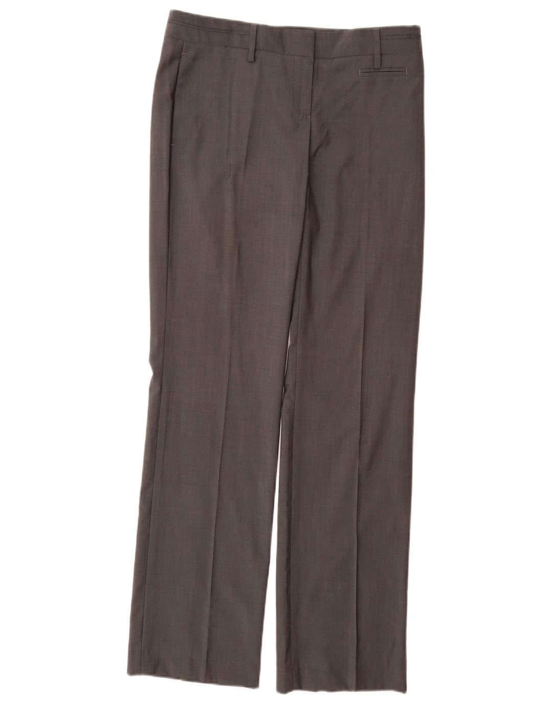 MASSIMO DUTTI ženske hlače ravnog odijela EU 38 male W28 L33 sive vune