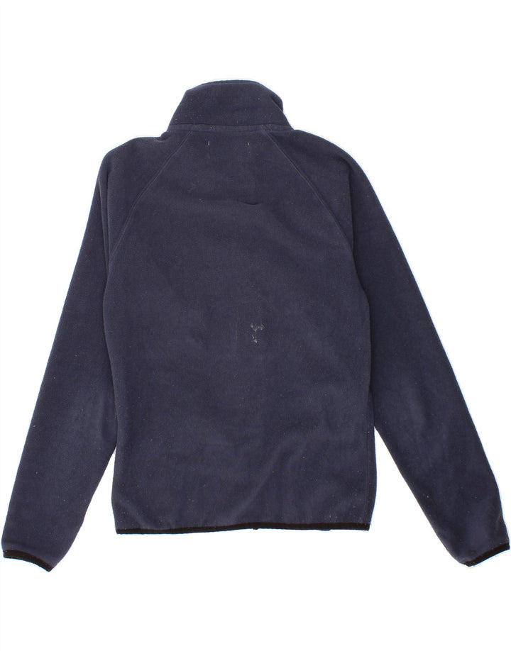 KAPPA Womens Fleece Jacket UK 12 Medium Navy Blue Polyester Vintage Kappa and Second-Hand Kappa from Messina Hembry 