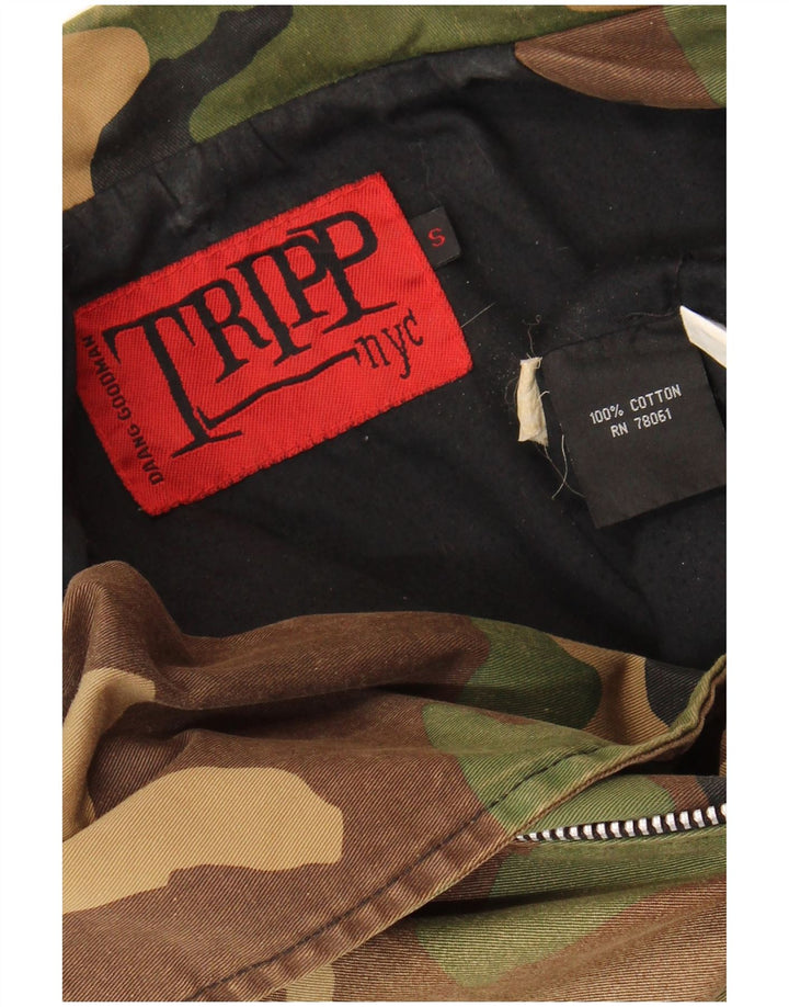 Ženska vojna jakna TRIPP NYC UK 10 Mala kaki kamuflažna pamuk