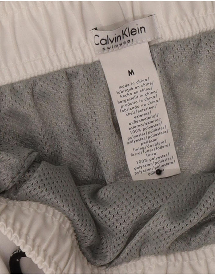 Calvin Klein muške kratke hlače za kupanje s grafičkim motivima srednje bijele boje