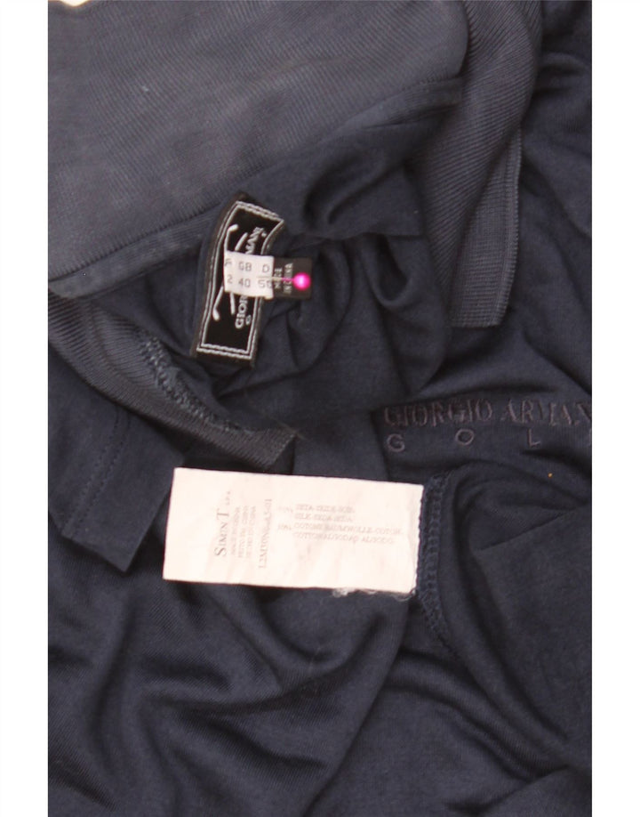 GIORGIO ARMANI Muška polo majica IT 50 srednje tamnoplava svila