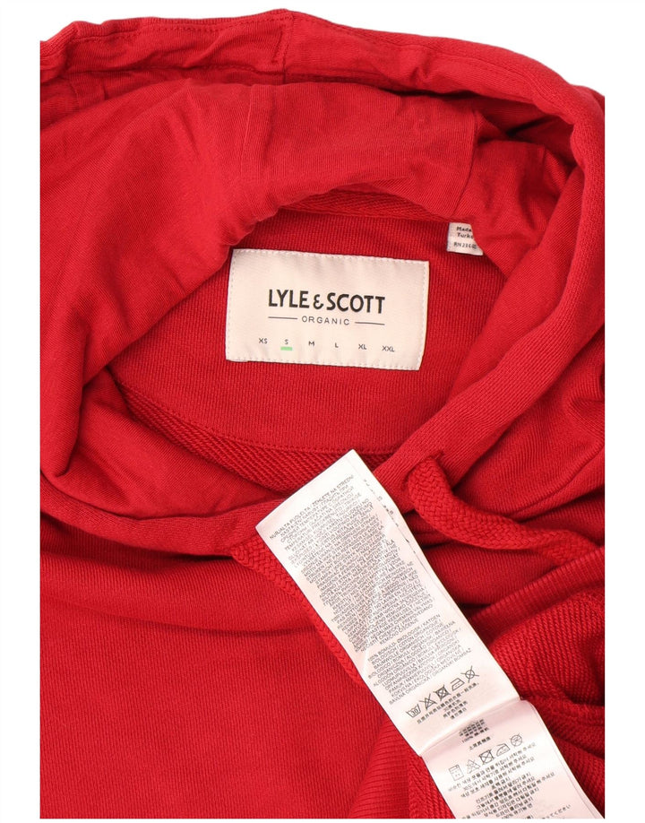 Lyle & Scott muška majica s kapuljačom Mala crvena pamučna