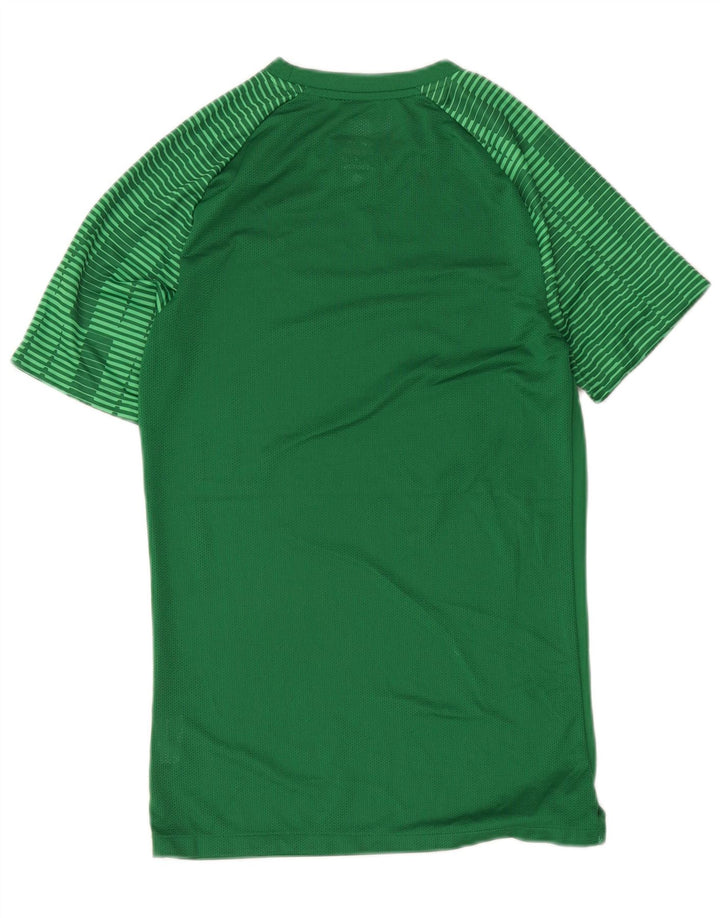 Nike Dri Fit Slim Majica kratkih rukava Mali zeleni prugasti poliester