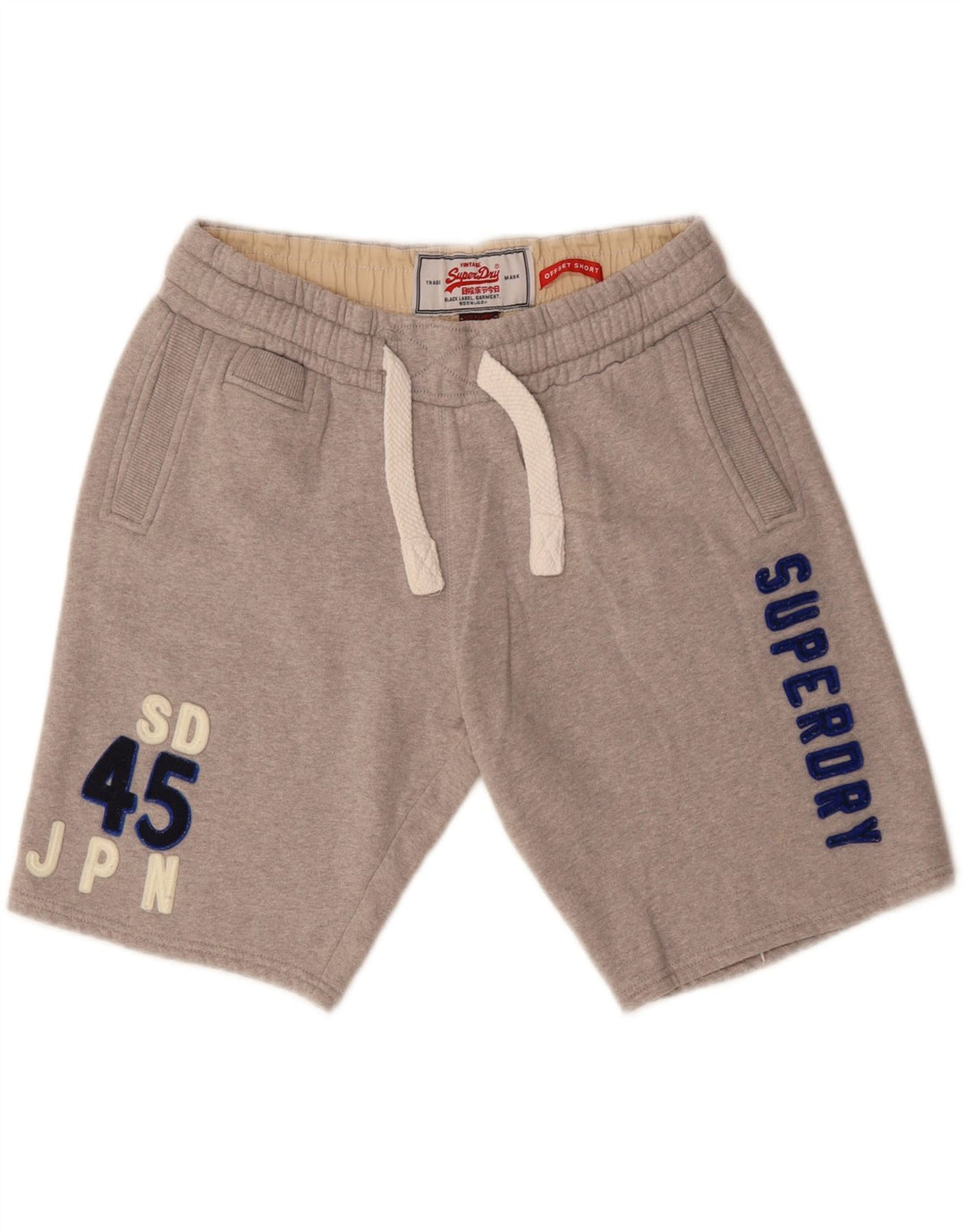 Superdry muške grafičke sportske kratke hlače XL sivi pamuk