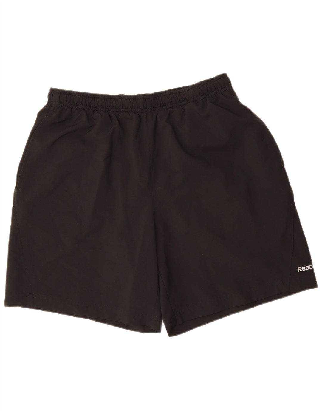 REEBOK Mens Sport Shorts Medium  Black Polyester