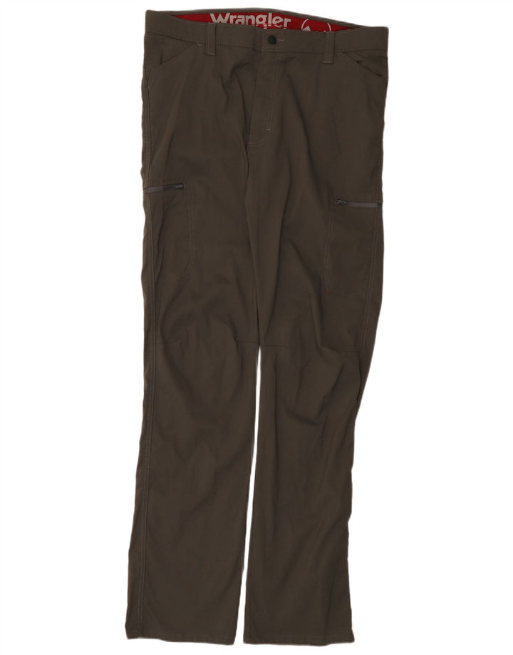 WRANGLER Muške ravne kargo hlače W36 L34 sivi najlon
