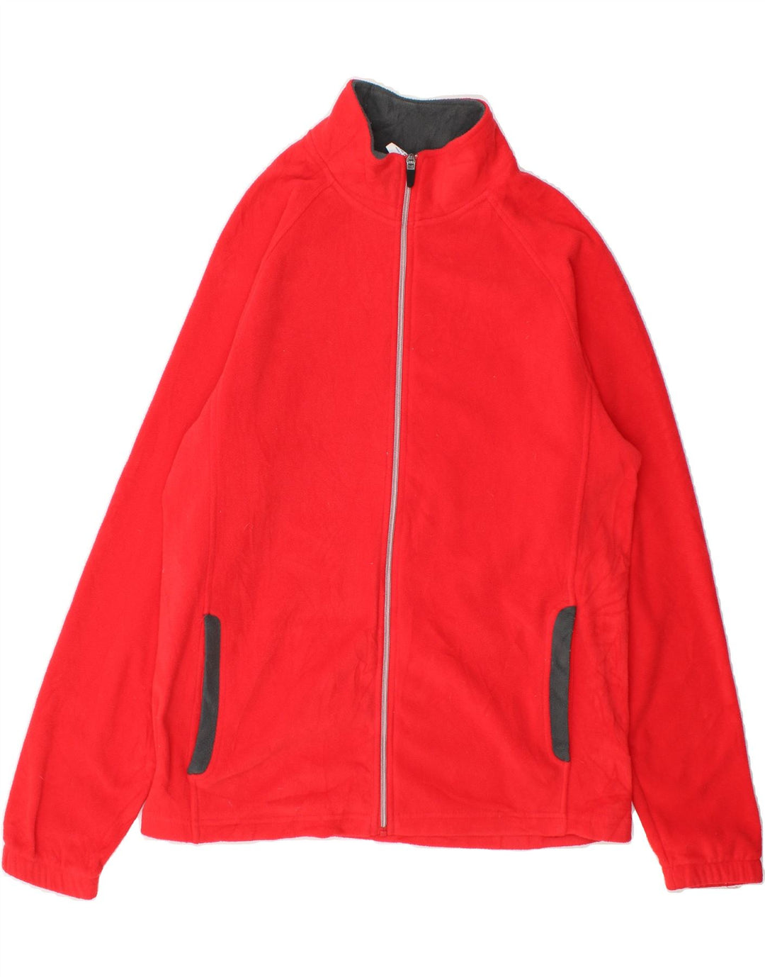 STARTER Mens Fleece Jacket UK 38/40 Medium Red Polyester Vintage Starter and Second-Hand Starter from Messina Hembry 