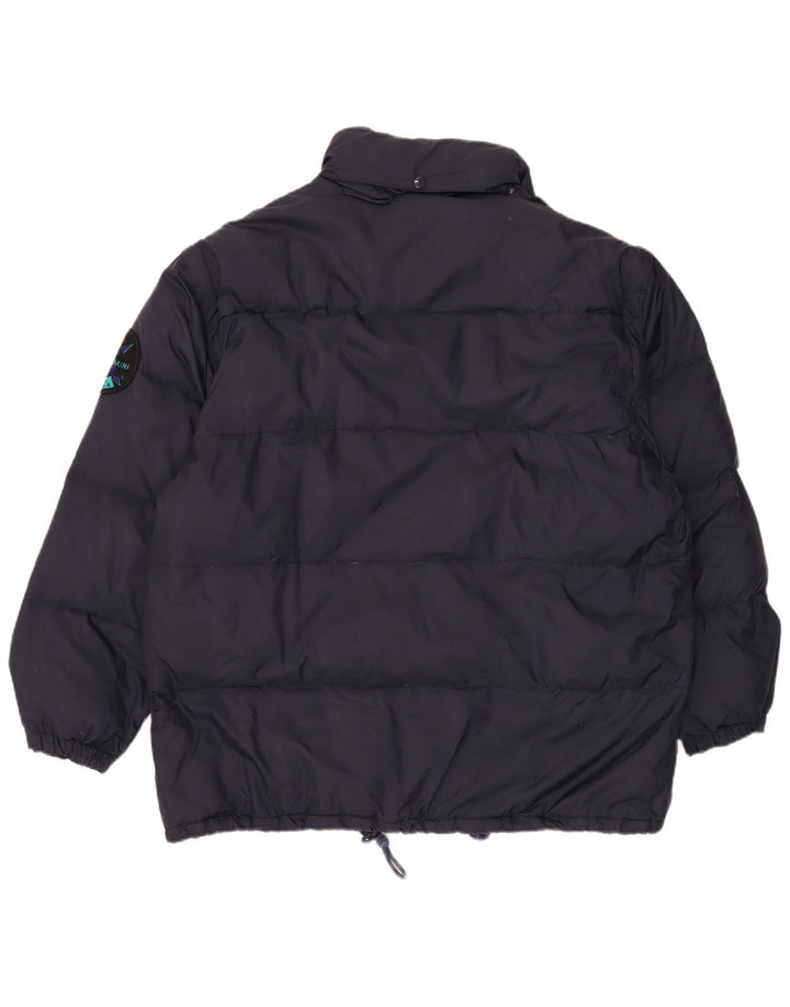 VINTAGE muška skijaška jakna UK 42 XL tamnoplavi najlon