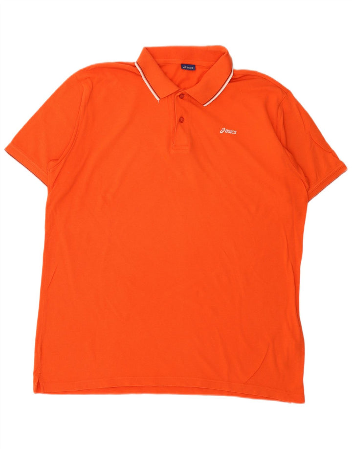 Asics muška polo majica XL narančasta pamuk