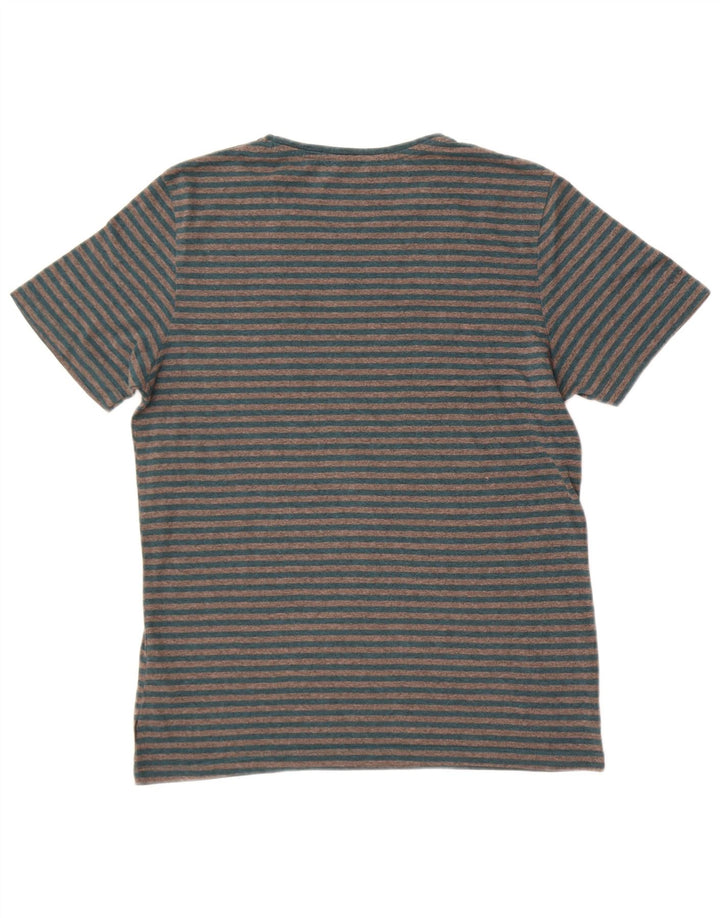 Jack & Jones muška majica kratkih rukava Srednje sivi pamuk na pruge