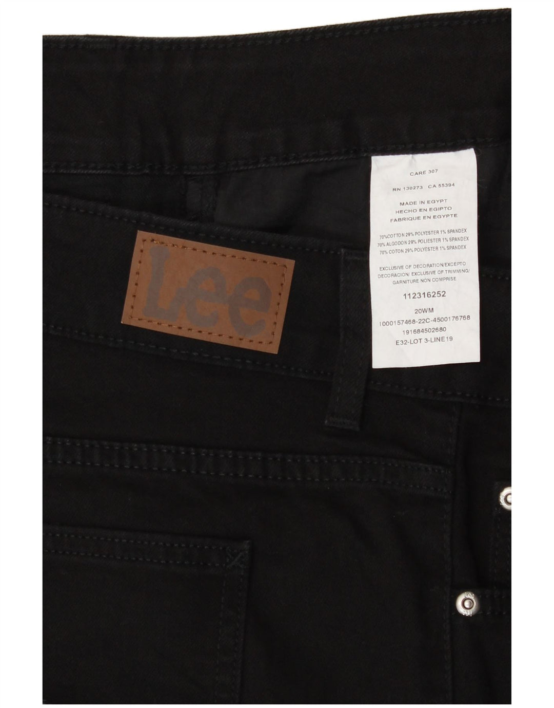 Lee ženske kapri hlače srednjeg rasta US 20 3XL W40 L22 crne