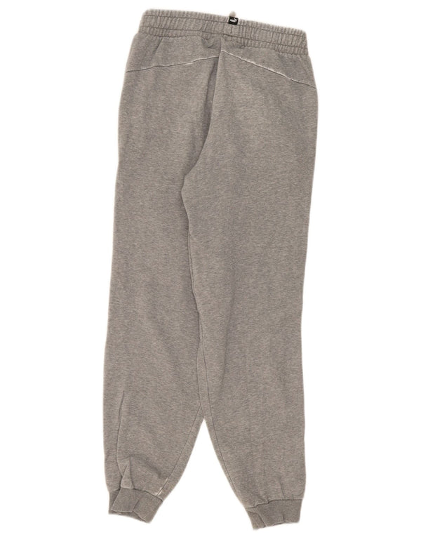 Puma Boys Trenirka Hlače Joggers 13-14 Years Grey Flected Cotton