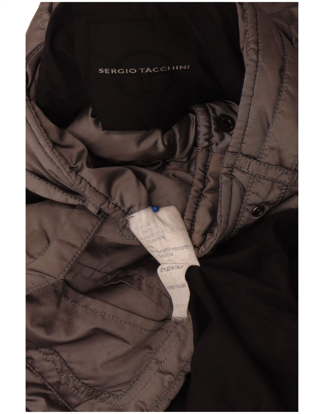 Sergio Tacchini ženska vojna jakna UK 8 Mala siva najlonska