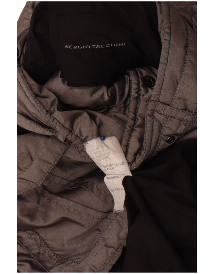 Sergio Tacchini ženska vojna jakna UK 8 Mala siva najlonska
