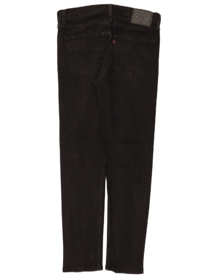 Levi's muške 512 uske sužene traperice W34 L32 crne