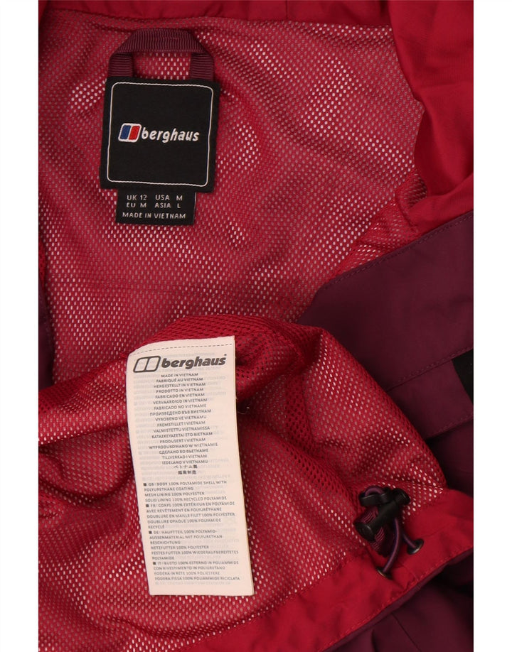 Berghaus ženska kišna jakna s kapuljačom UK 12 Medium Bordo poliamid