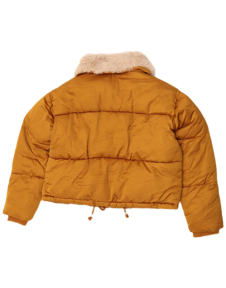 Topshop ženska velika podstavljena jakna UK 10, mali žuti poliester