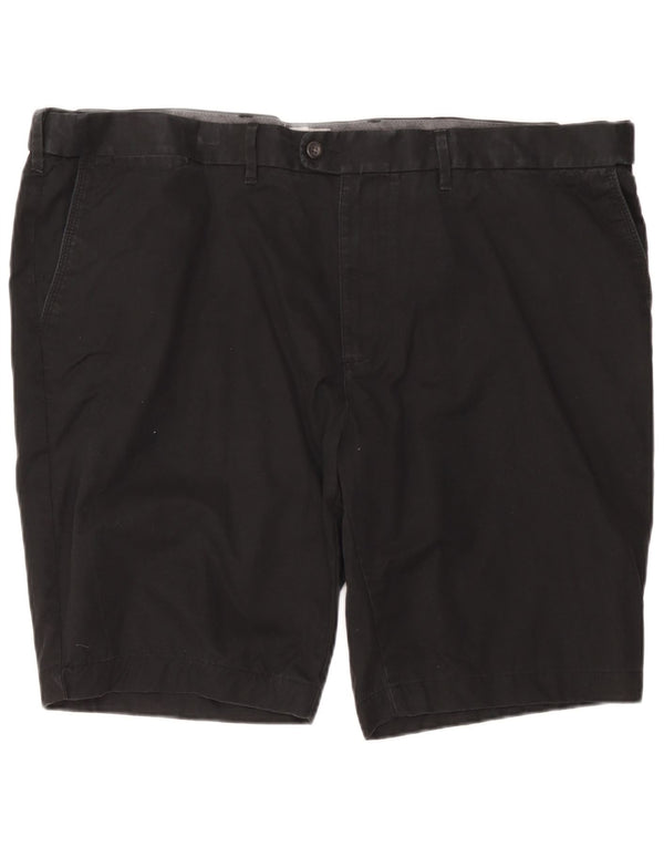 Marks & Spencer muške chino kratke hlače standardnog kroja W48 4XL crni pamuk