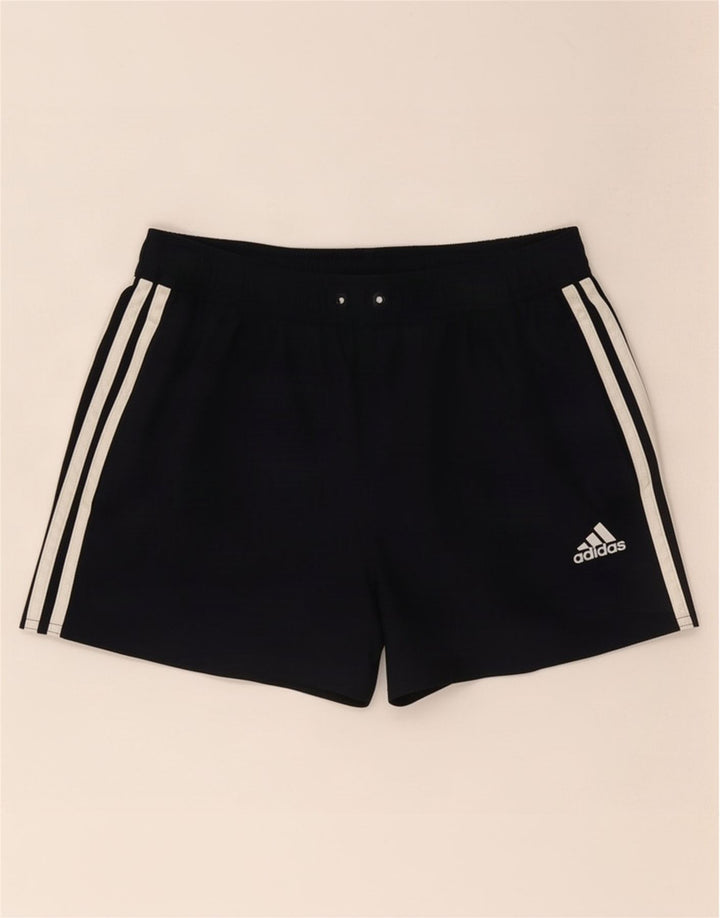Adidas muške sportske kratke hlače srednje crne boje od poliestera