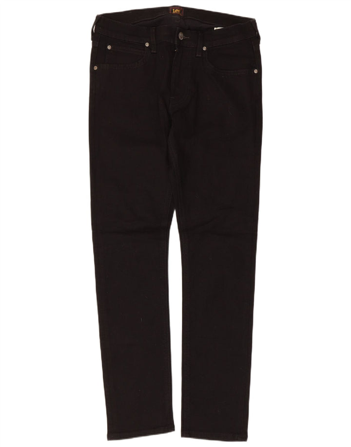Lee Mens Luke Slim Jeans W30 L30 crni pamuk