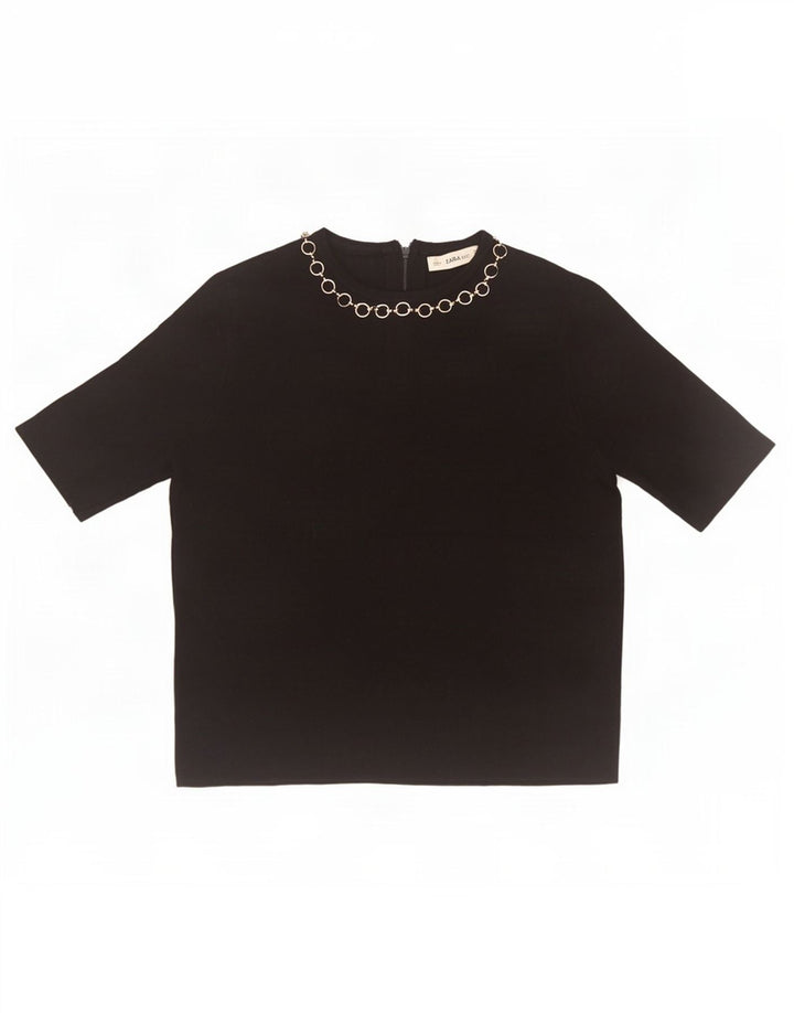 Zara ženska bluza Top UK 10 Small Black
