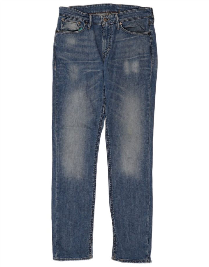 Levi's muške uske traperice W31 L32 plavi pamuk