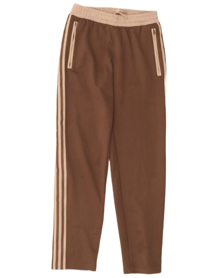 Adidas muške hlače od trenirke male smeđe poliesterske boje
