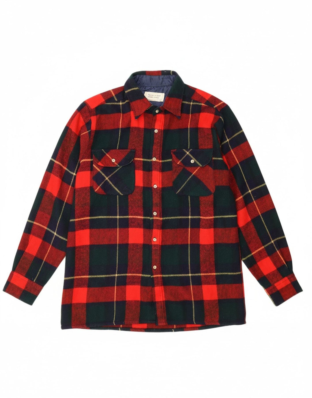 MAGELLAN Mens Lumberjack Flannel Shirt Large Red Check