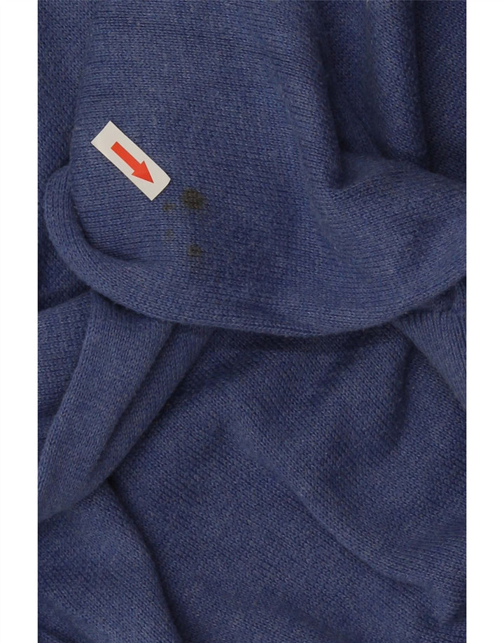 Crew Clothing Muški džemper s V-izrezom Srednje plavi pamuk