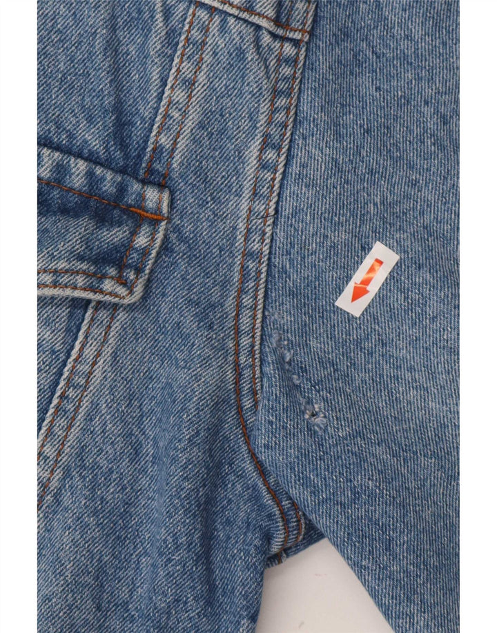 Vintage ženska crop traper jakna UK 16 Large Blue