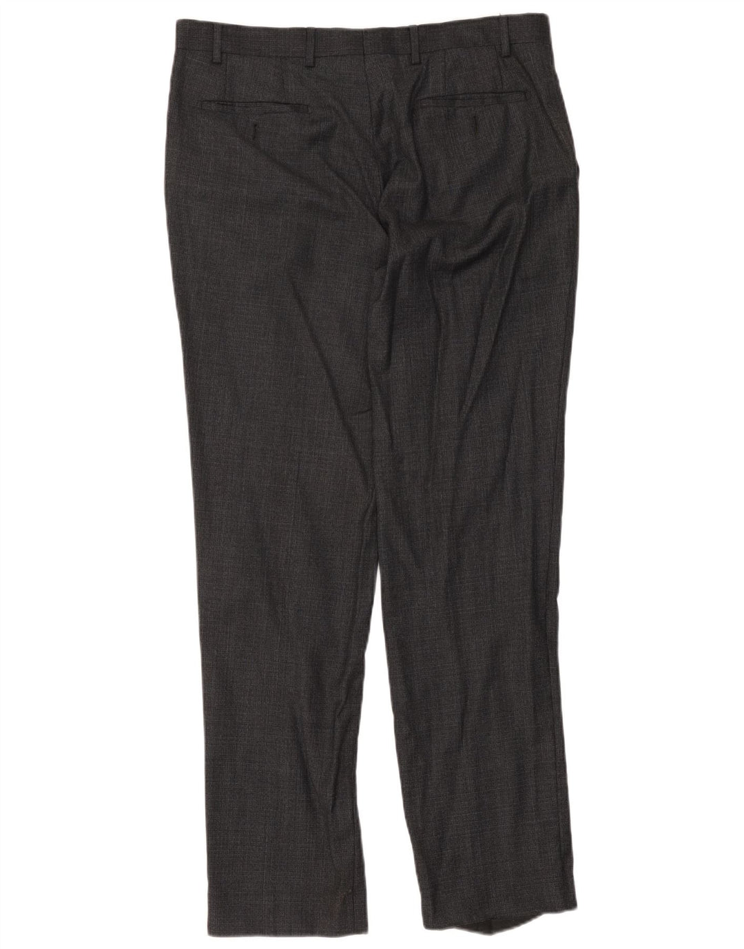 Marks & Spencer muške autograph hlače ravnog odijela W36 L33 sive vune