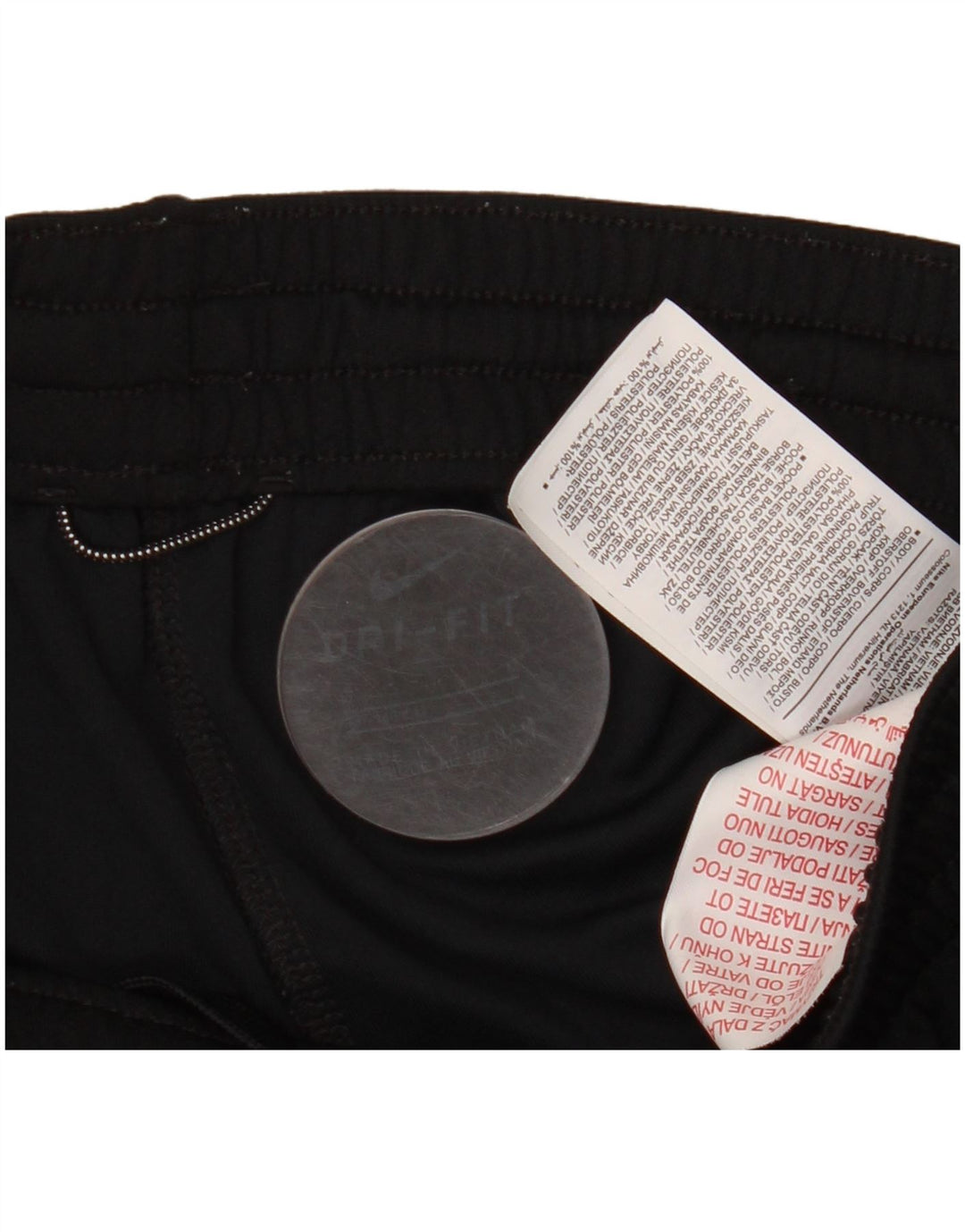 NIKE Boys Graphic Sport Shorts 7-8 Years Black Poliester