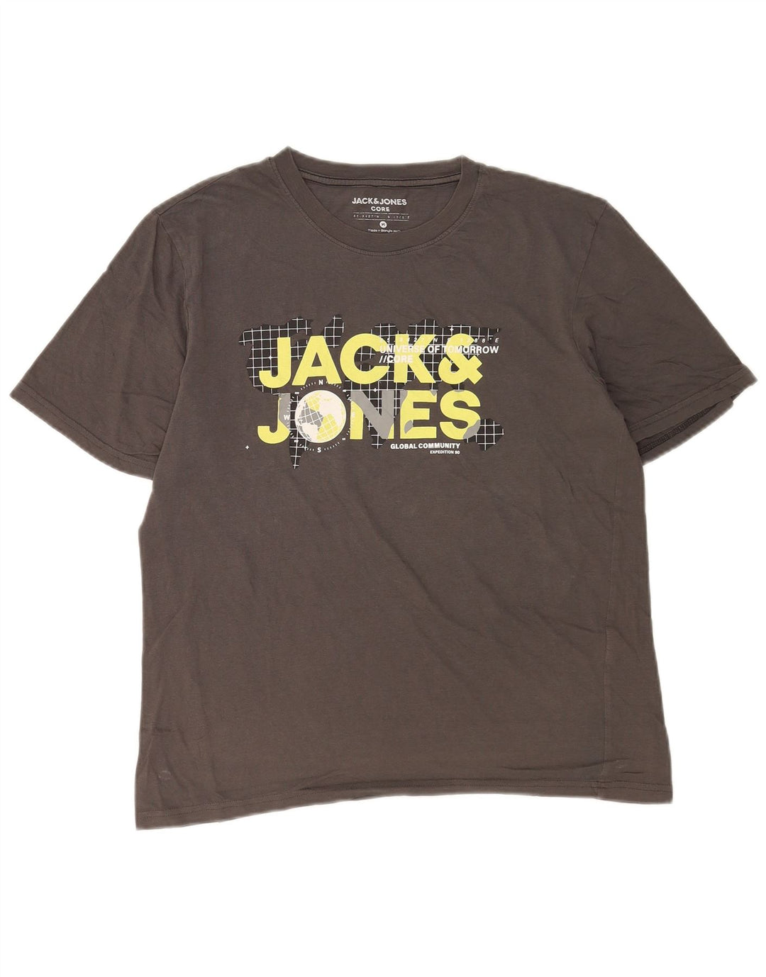 Jack & Jones muška majica s grafičkim motivima srednje siva