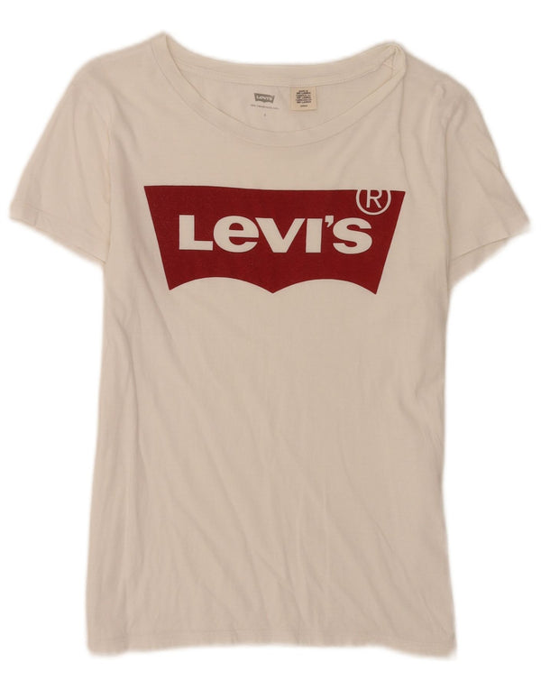 Levi's ženska majica kratkih rukava s grafičkim motivima UK 10 Small White