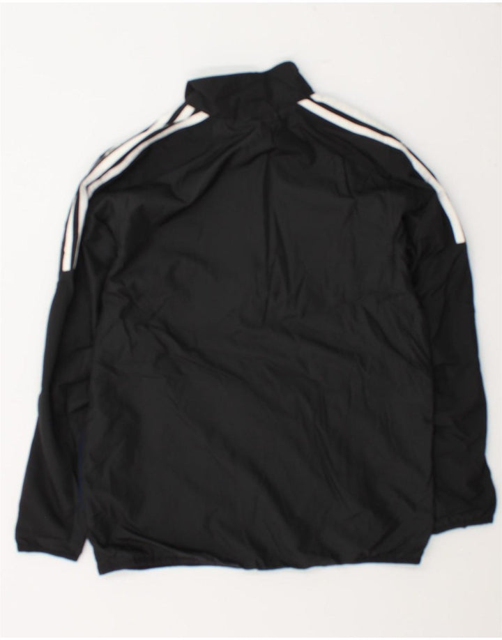 Gornja jakna od trenirke Adidas za dječake, 13-14 godina, crni poliester