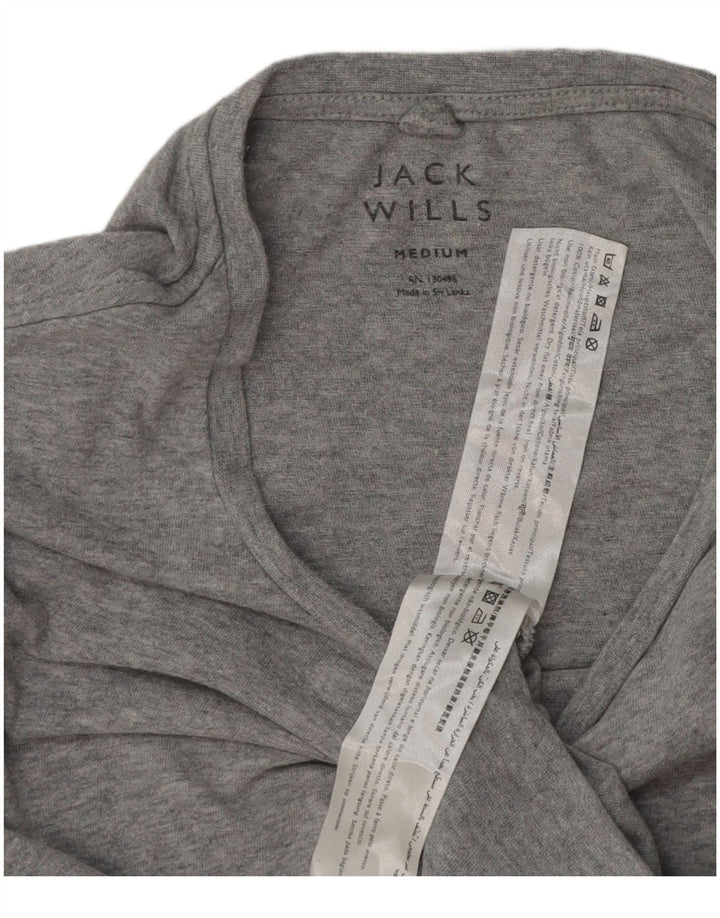 Jack Wills Muška majica kratkih rukava Srednje sivi flekasti pamuk