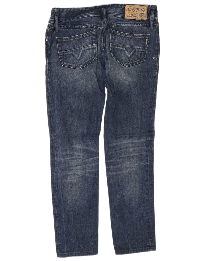 DIESEL Womens Distressed Slim Jeans W29 L32  Blue Cotton
