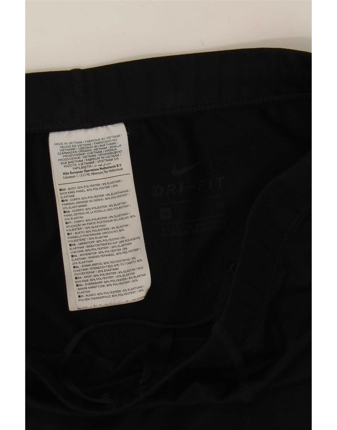 Nike ženske Dri Fit tajice UK 18 XL crni poliester