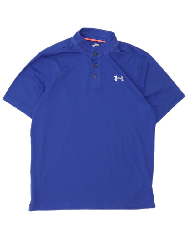 UNDER ARMOUR Muška polo majica Heat Gear Srednje plavi pamuk