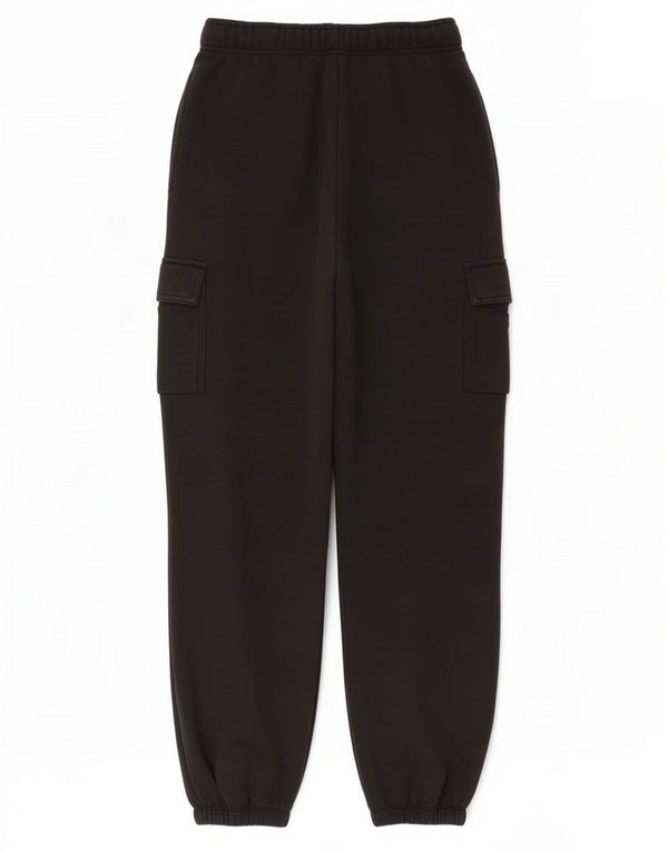 Nike Ženske Cargo Trenirke Hlače Joggers UK 4 XS crni pamuk