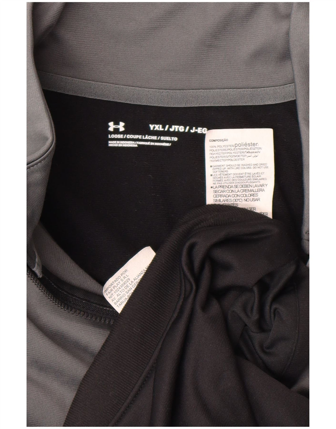 Under Armour Boys Gornja jakna trenirke 13-14 godina XL siva boja