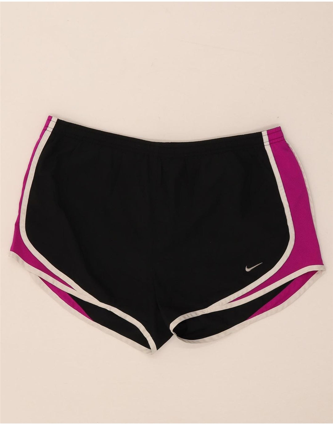 Nike ženske sportske kratke hlače UK 14 srednje crne boje poliester
