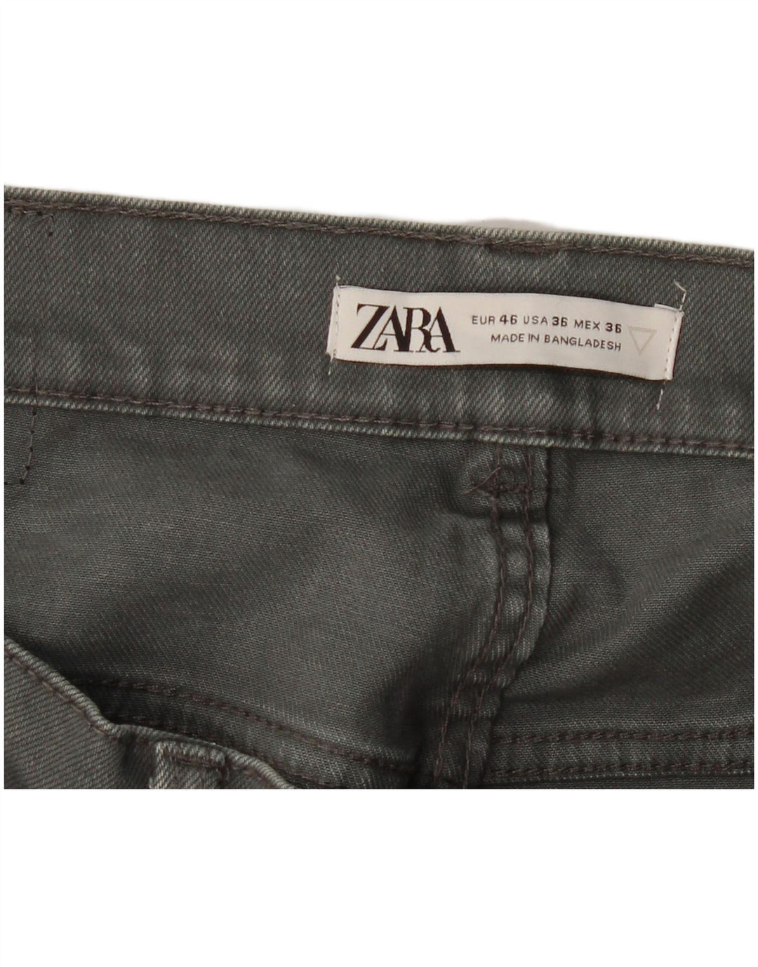 Zara muške uske traperice EU 46 XL W36 L30 sive