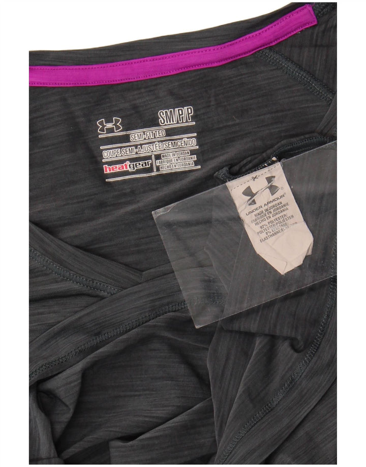 Under Armour ženska majica kratkih rukava Heat Gear UK 10 Mali sivi poliester