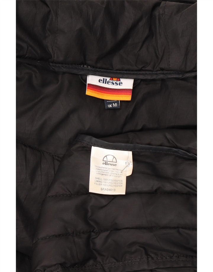 Ellesse muška podstavljena jakna s kapuljačom UK 38 Srednji crni flekasti poliester