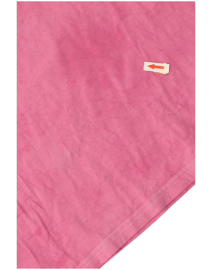 REEBOK Ženska grafička majica kratkih rukava UK 18 XL, ružičasti pamuk